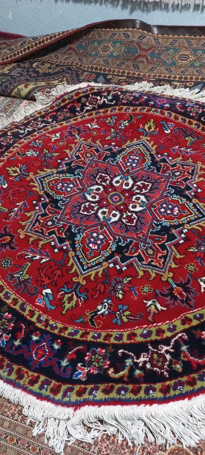 جفت دایره ۱/۵ در ۱/۵ نقشه هریس،نو|فرش|تبریز, |دیوار