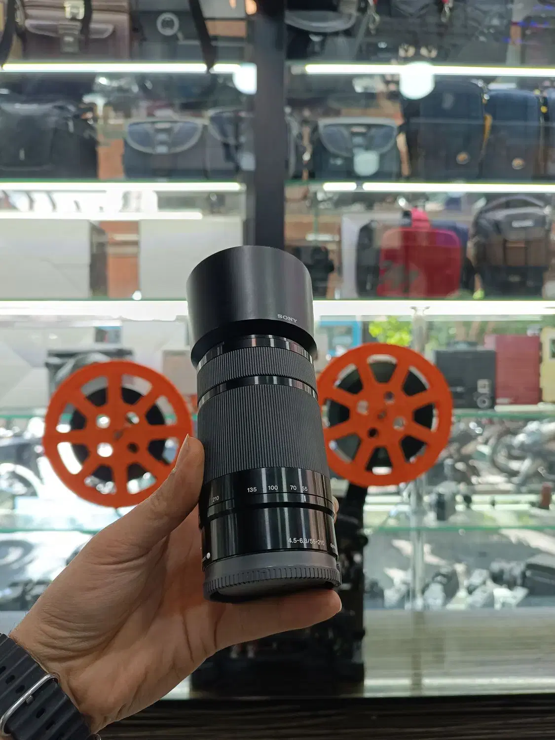 lens E mant 55-210|دوربین عکاسی و فیلم‌برداری|تهران, پامنار|دیوار