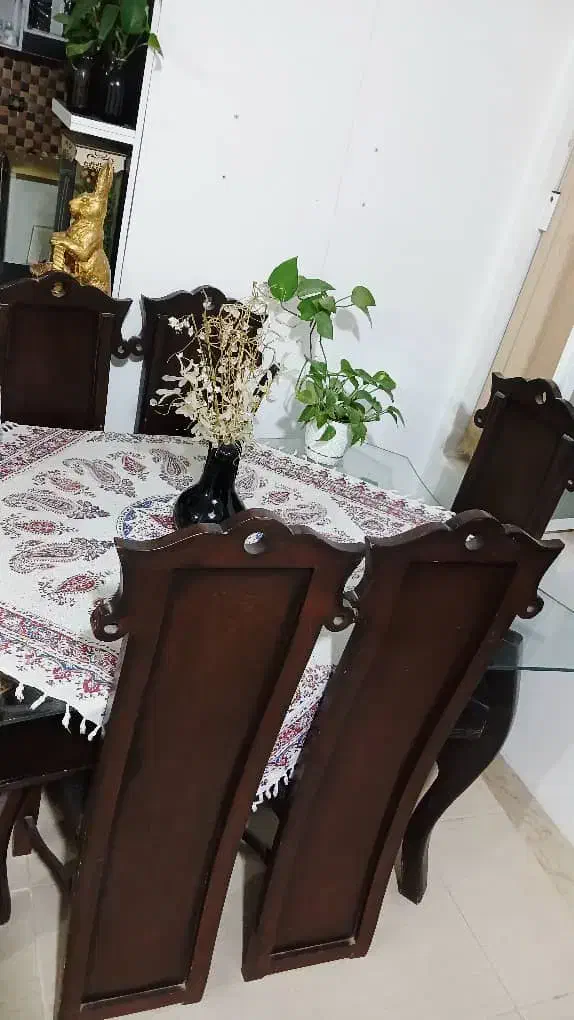 میز نهار خوری ۶ نفره|میز و صندلی غذاخوری|مرودشت, فاز دوم شهرک فرهنگیان|دیوار