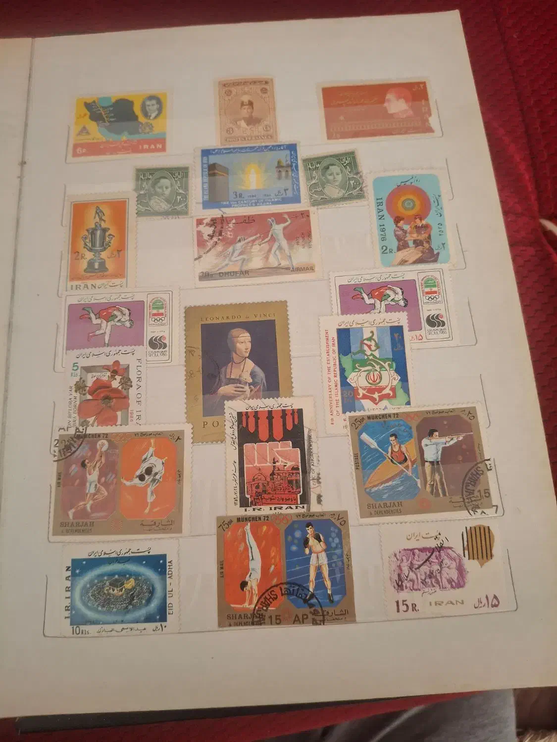 آلبوم تمبر کلکسیونی|کلکسیون سکه، تمبر، اسکناس|کرمانشاه, |دیوار