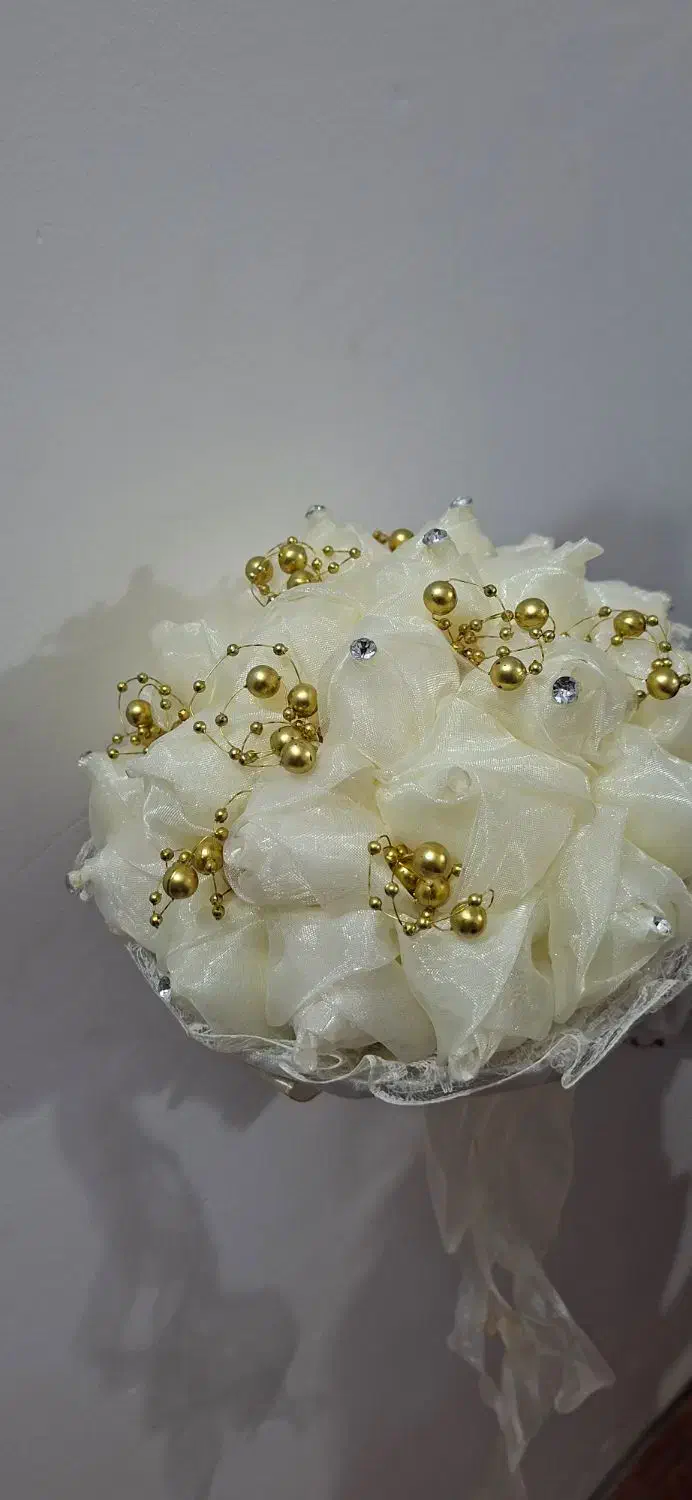 دسته گل عروس|گل مصنوعی|جلین, |دیوار