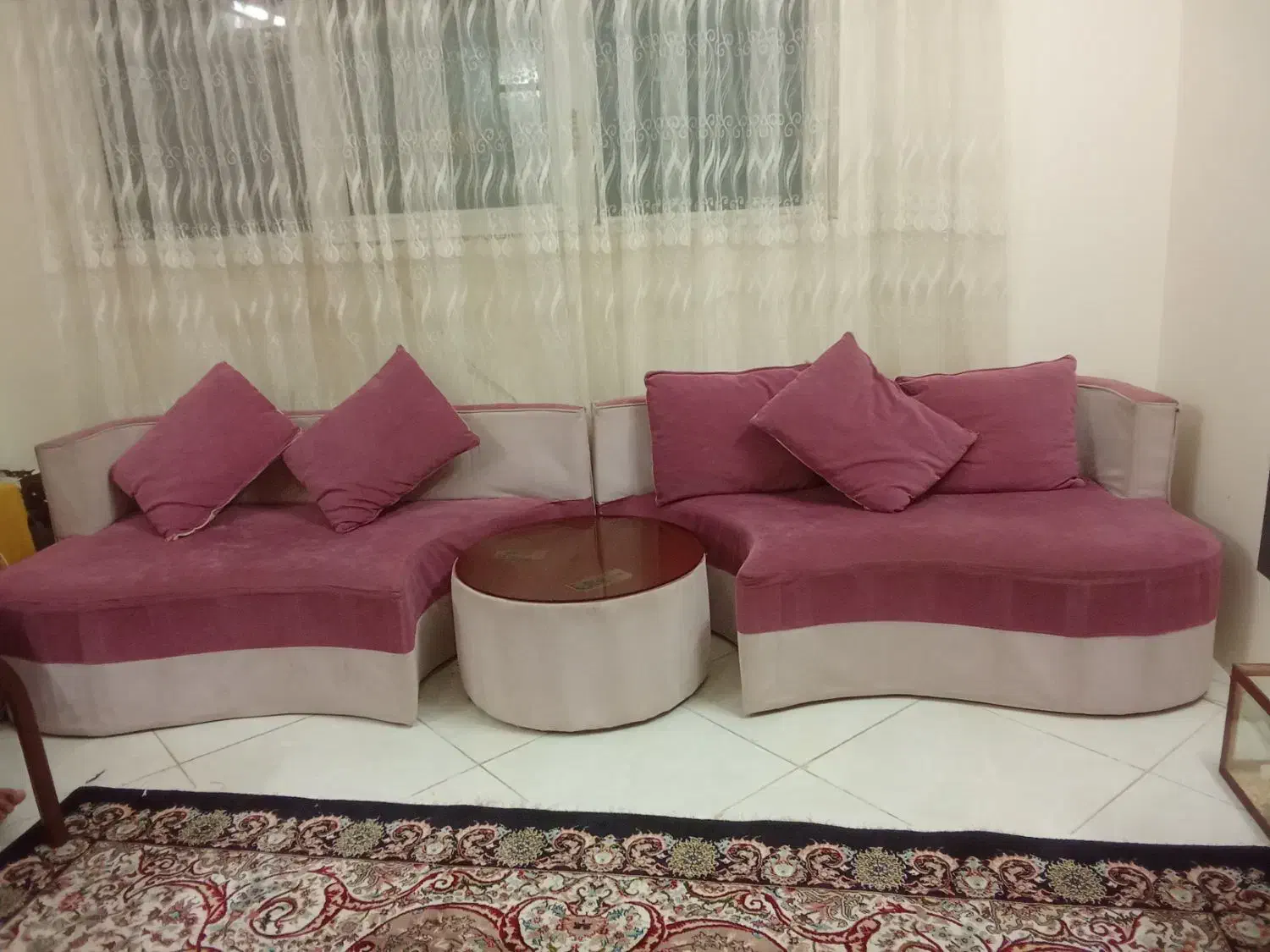 مبل با میز|مبلمان خانگی و میز عسلی|گلبهار, شهر جدید گلبهار|دیوار