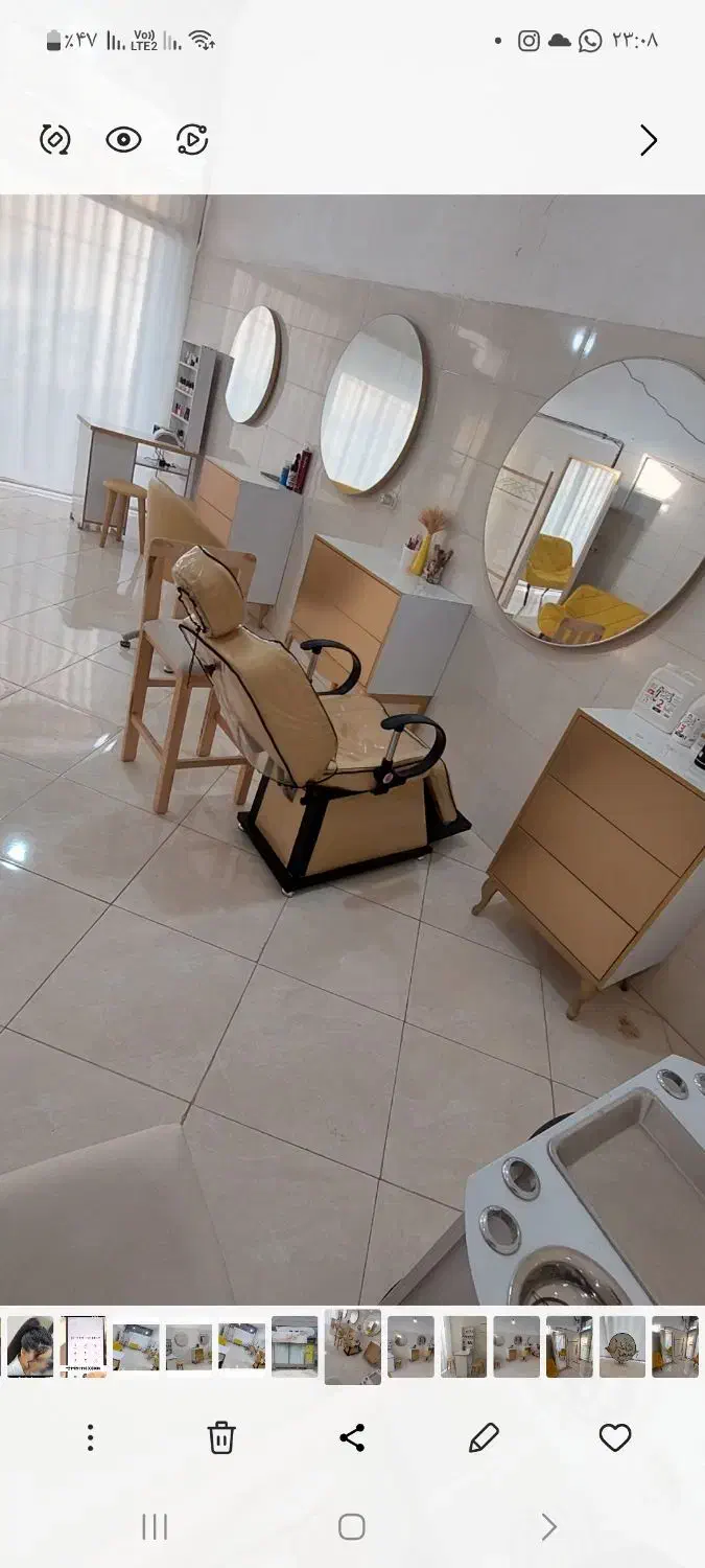 کشو اینه وهمه وسایل ارایشگاه|حراج|خلخال, |دیوار