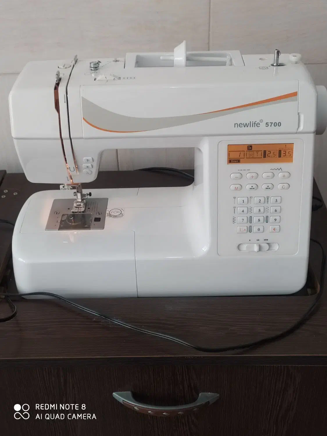 چرخ خیاطی کاچیران نیولایف ۵۷۰۰|چرخ خیاطی و ریسندگی|ابریشم, |دیوار