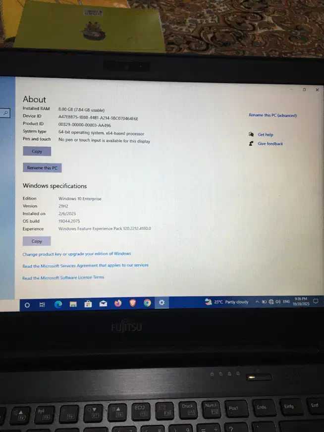لب تاب فوجیتسو آلمانی|رایانه همراه|قشم, |دیوار
