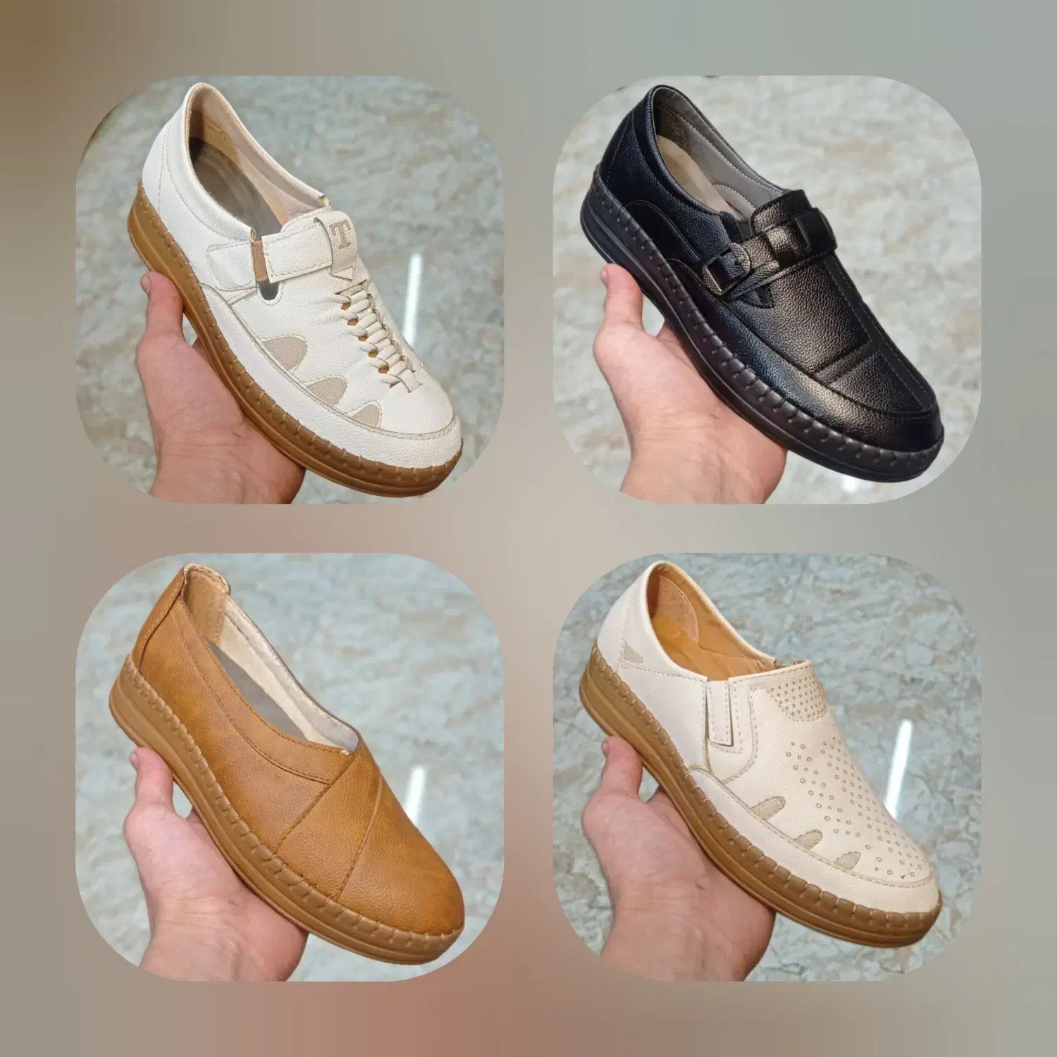 کفش‌های زنانه ۱۰۰% طبی بسیار سبک و راحت(تضمینی)|کیف، کفش، کمربند|رشت, چله خانه|دیوار