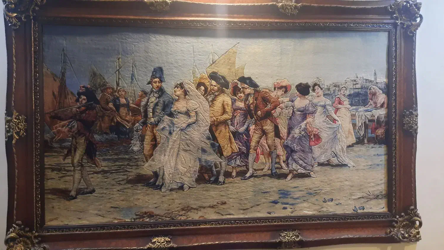 تابلو فرش تمام ابریشم تبریز|تابلو فرش|تهران, بازار|دیوار