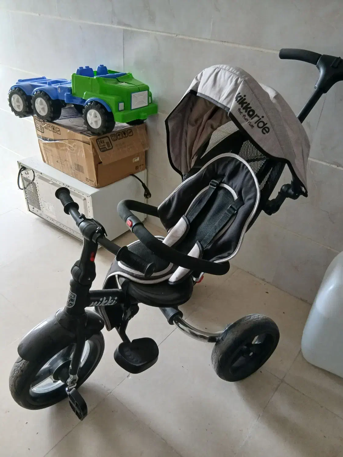 کالسکه سه چرخه kikkoride|کالسکه و لوازم جانبی|اردبیل, |دیوار