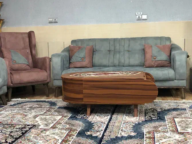 مبل راحتی هشت نفره|مبلمان خانگی و میز عسلی|سیرجان, |دیوار