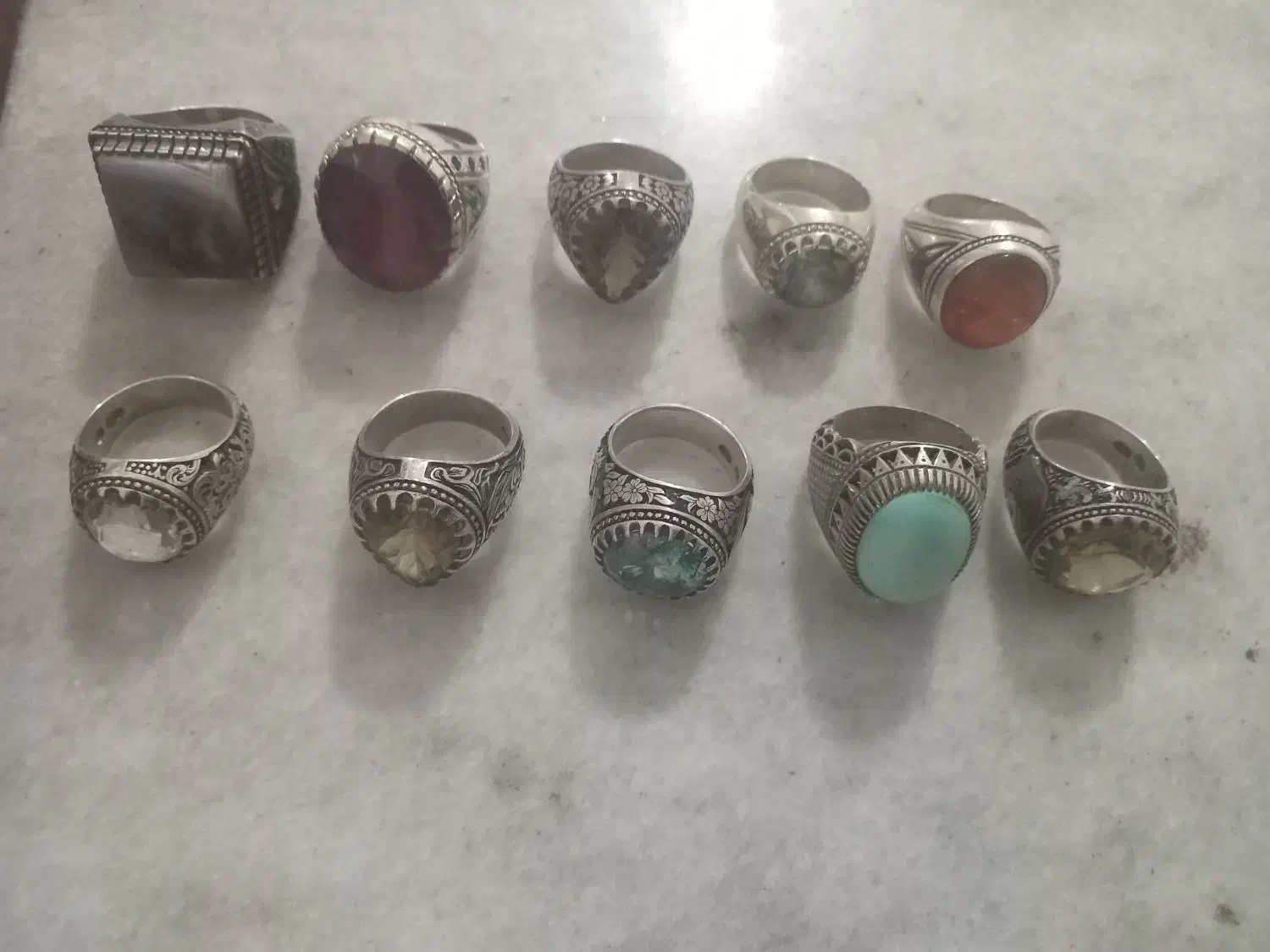 انگشترهای دست ساز|جواهرات|قم, شاه سید علی|دیوار