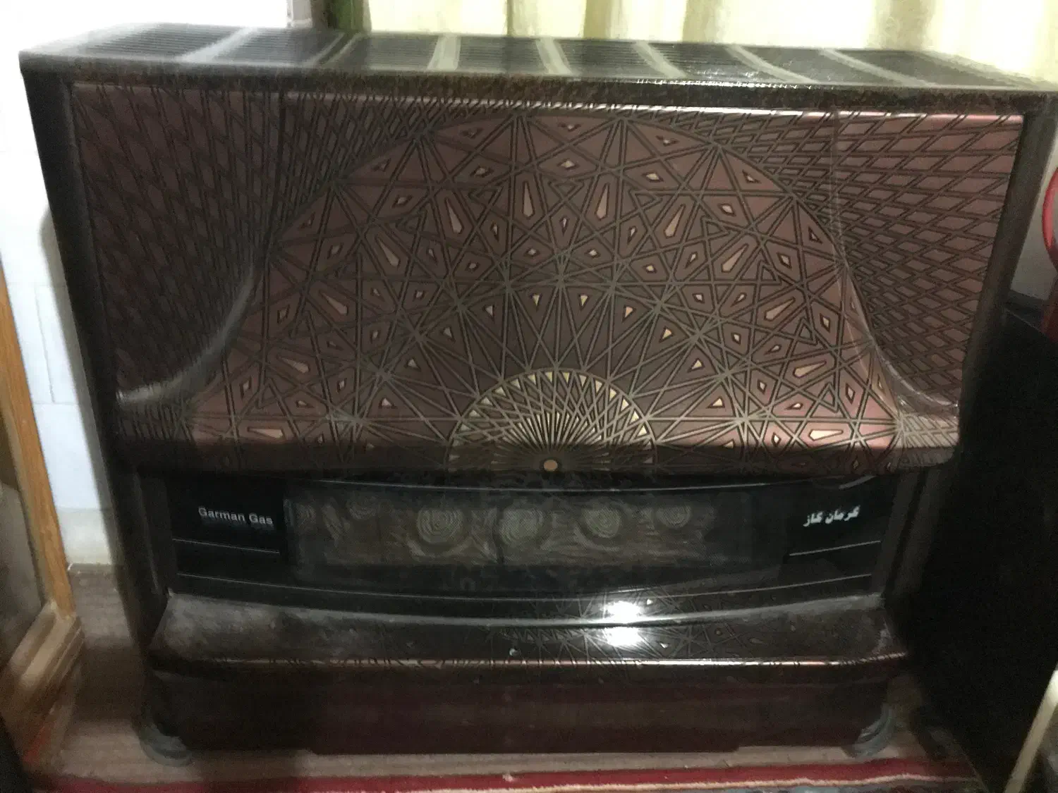 بخاری گازی طرح شومینه گرمان گاز|بخاری، هیتر، شومینه|بندر ترکمن, |دیوار