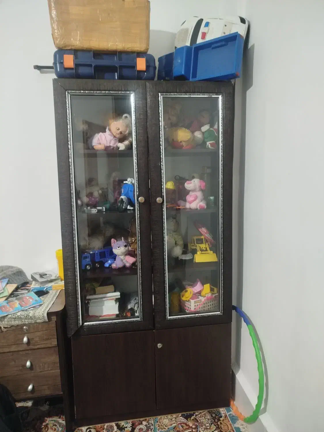 کمد جادار|کتابخانه، شلف، قفسه‌های دیواری|الشتر, |دیوار