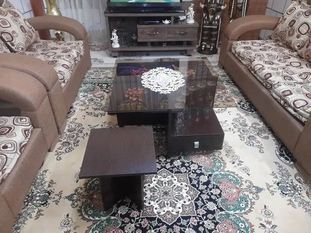 فروش مبلمان و میز جلوی مبل|مبلمان خانگی و میز عسلی|کازرون, |دیوار