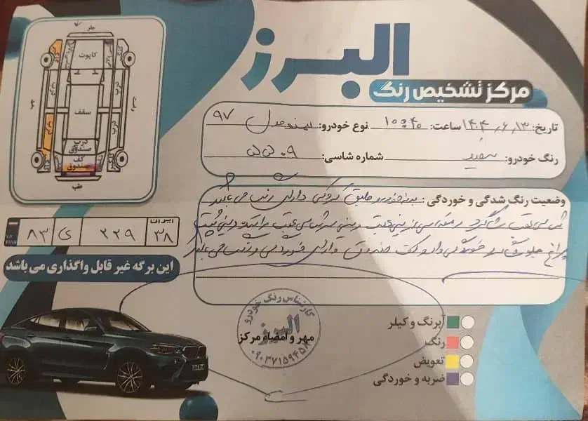 سمندمدل ۹۷|خودرو سواری و وانت|هشتگرد, هشتگرد قدیم|دیوار