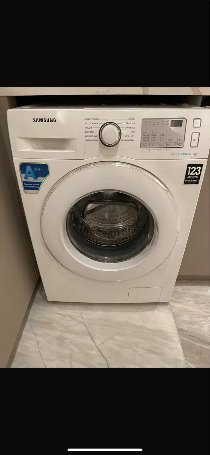 ماشین لباسشویی ۶ کیلویی سامسونگ اصل کره|ماشین لباسشویی و خشککن لباس|تهران, زعفرانیه|دیوار