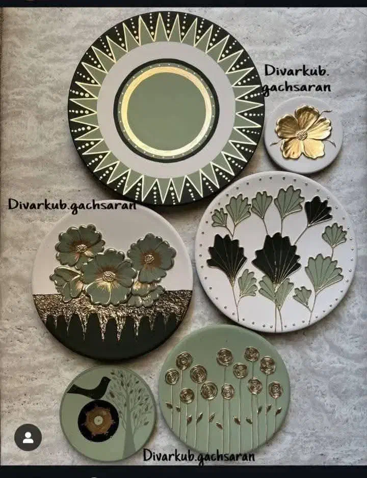 دیوارکوب های سفالی برجسته دست ساز|تابلو، نقاشی، عکس|آمل, |دیوار