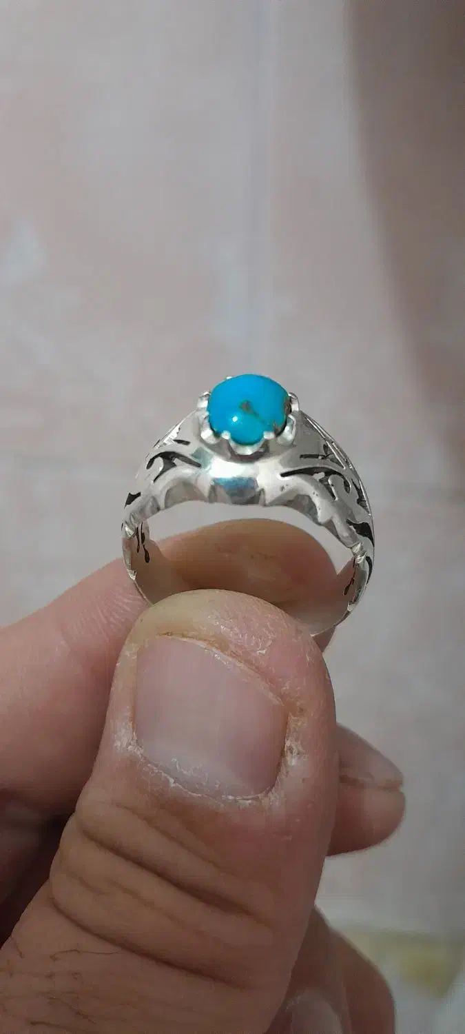 انگشتر نقره فیروزه نیشابور|جواهرات|قائن, |دیوار