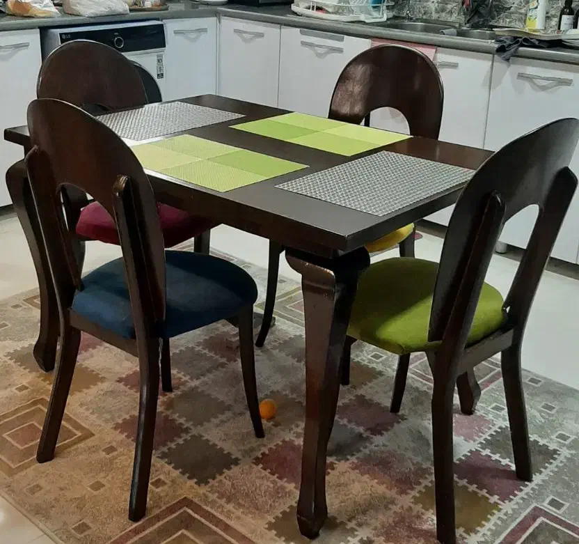 میز ناهار خوری|میز و صندلی غذاخوری|دوگنبدان, |دیوار