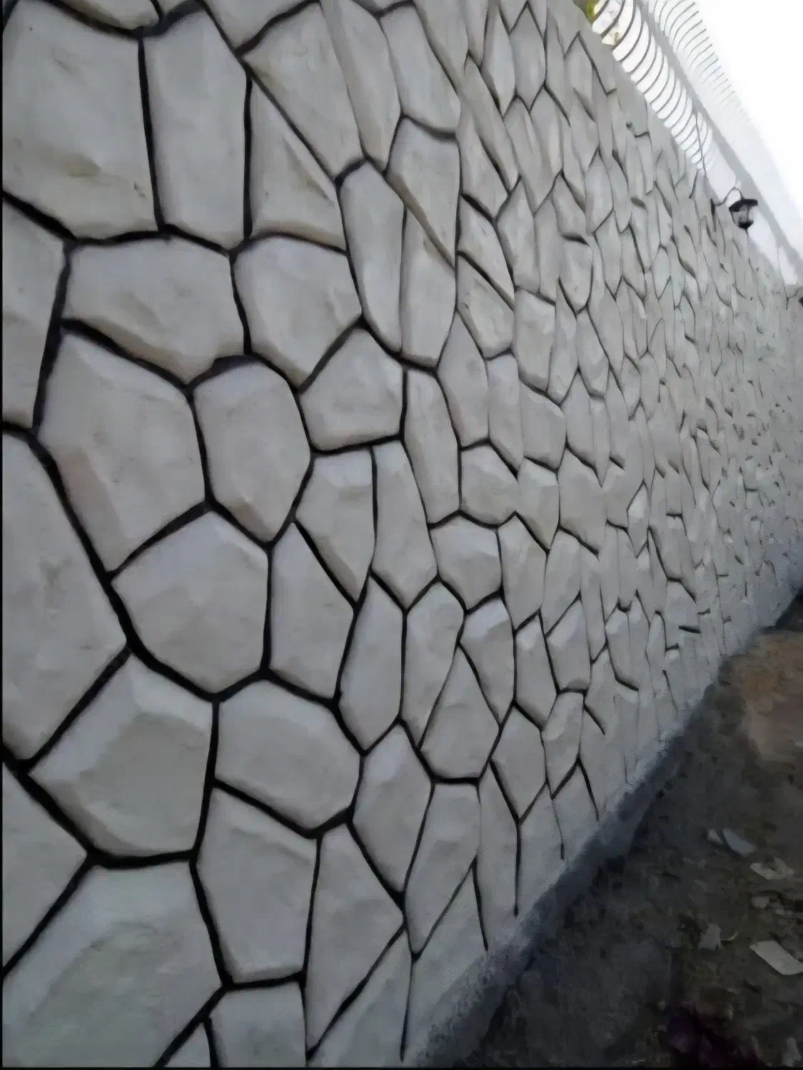 نمای سیمانی طرح سنگ و چوب|خدمات پیشه و مهارت|شیراز, باغ تخت|دیوار