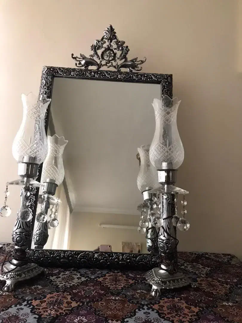 آینه و شمعدان نو|آینه|همدان, |دیوار