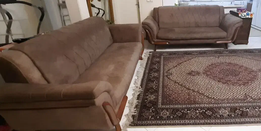 مبل راحتی ۳ نفره|مبلمان خانگی و میز عسلی|تهران, شهرک غزالی|دیوار