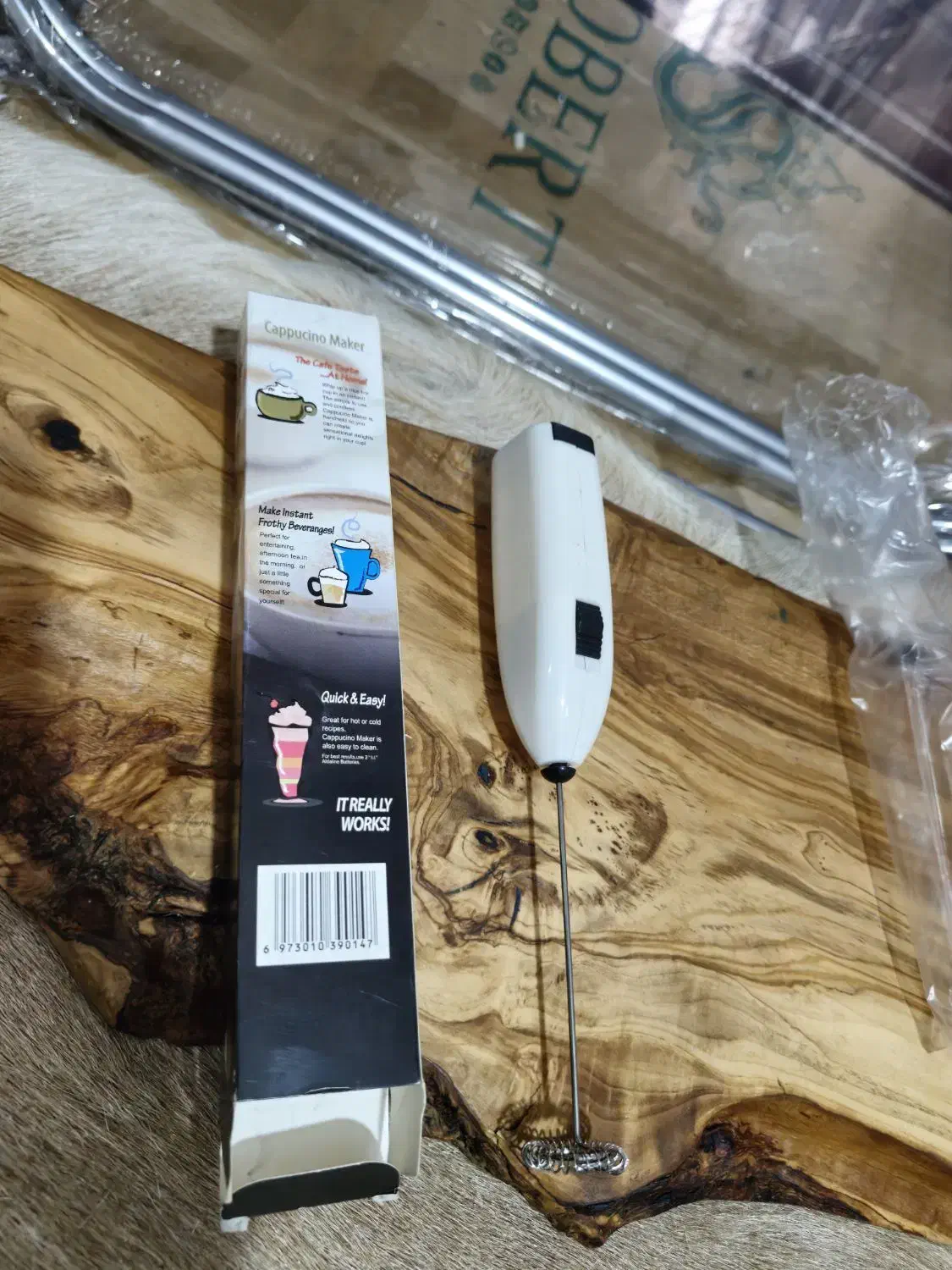 آنتیک همزن شیر فوم ساز اصلا استفاده نشده|کلکسیون اشیاء عتیقه|ساری, |دیوار