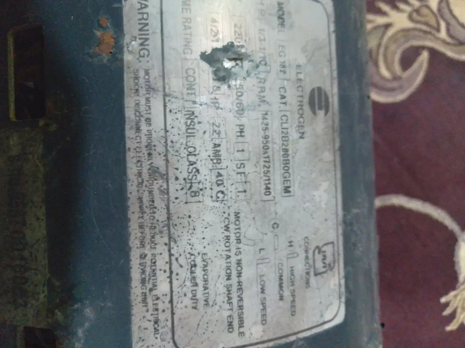 موتور کولر آبی تر وتمیز سیم پیچی قوی مسی|کولر آبی|جیرفت, |دیوار