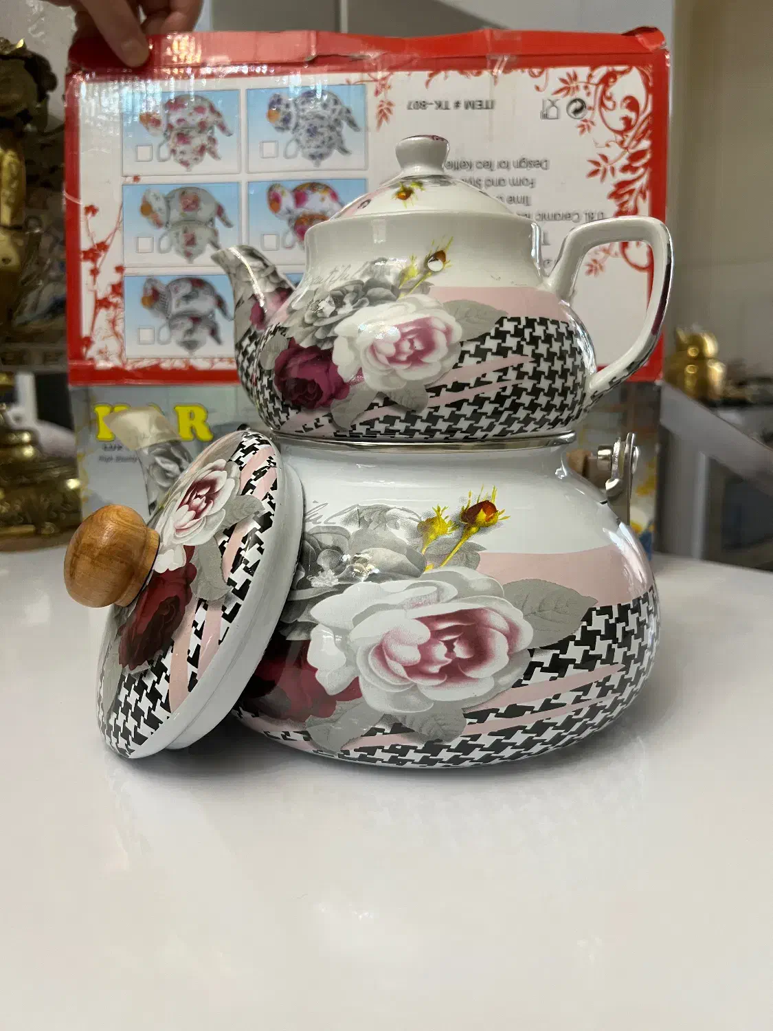 کتری و قوری نو|قوری، کتری، قهوه‌ساز دستی|تبریز, |دیوار