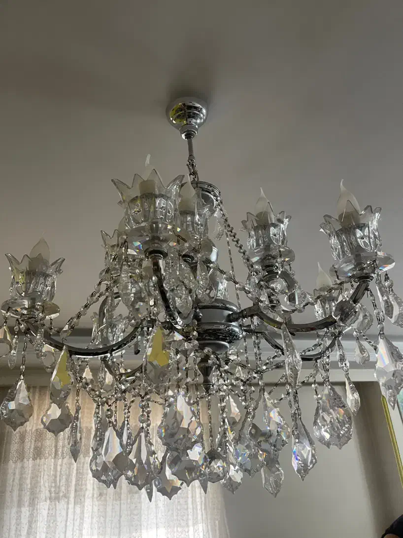 لوستر کریستالی|لوستر و چراغ آویز|تهران, نازی‌آباد|دیوار