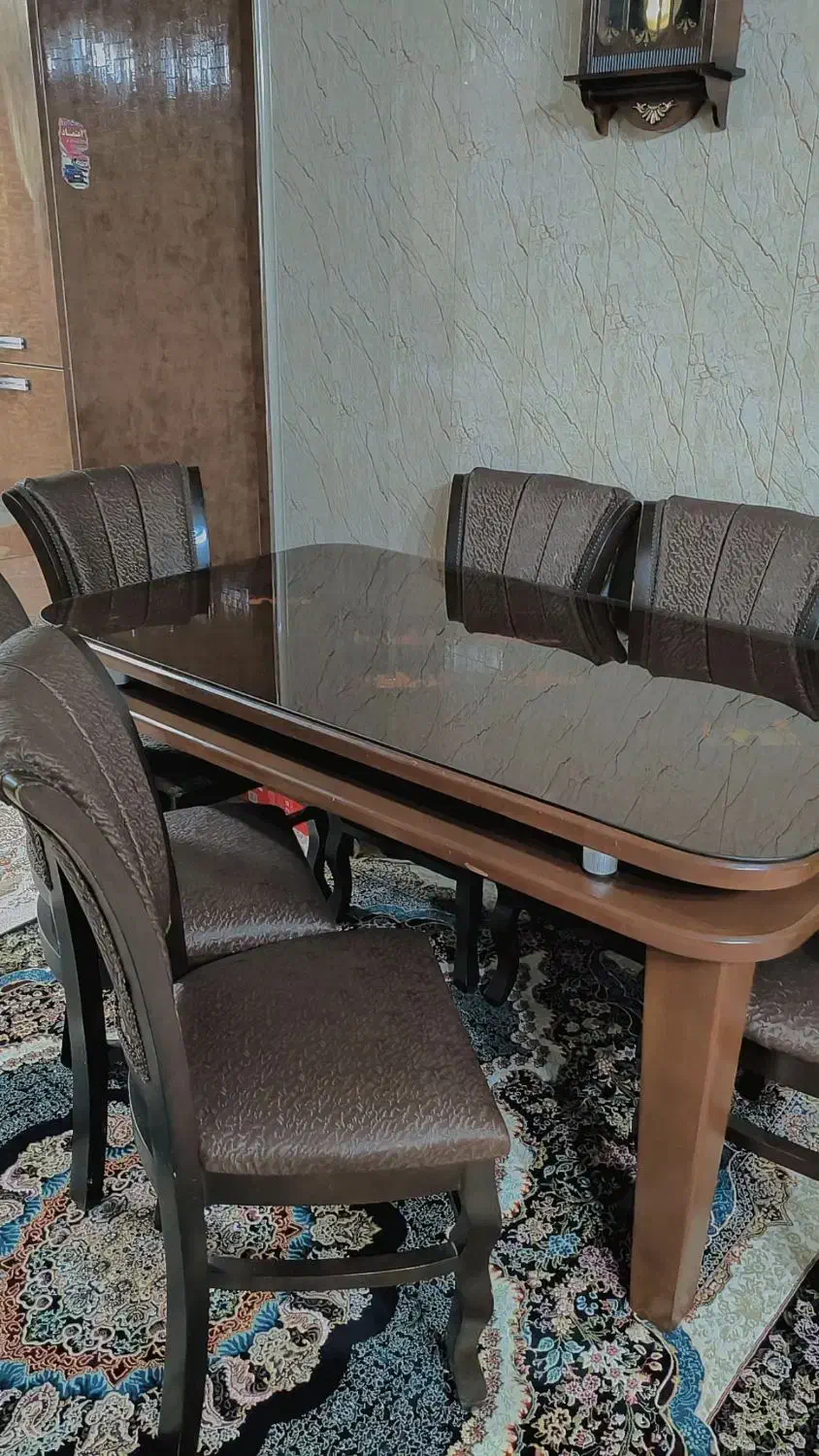 میز ۶ نفره|میز و صندلی غذاخوری|بندر ماهشهر, |دیوار