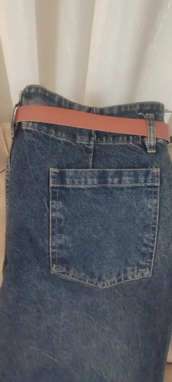 شلوار لی شافل بگ زنانه، سایز ۴۲|لباس|گلبهار, شهر جدید گلبهار|دیوار