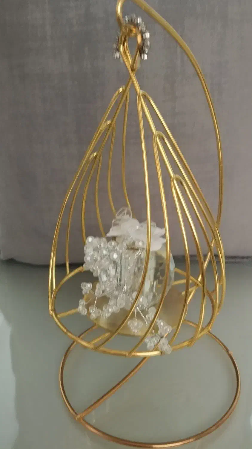 جا حلقه ای طلایی متحرک|صنایع دستی و سایر لوازم تزئینی|تهران, زرکش|دیوار