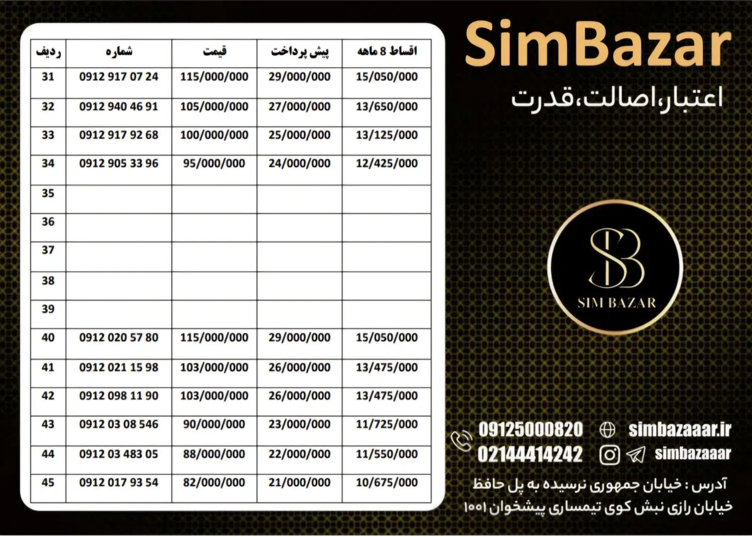 ...|سیم‌کارت|کرمان, |دیوار