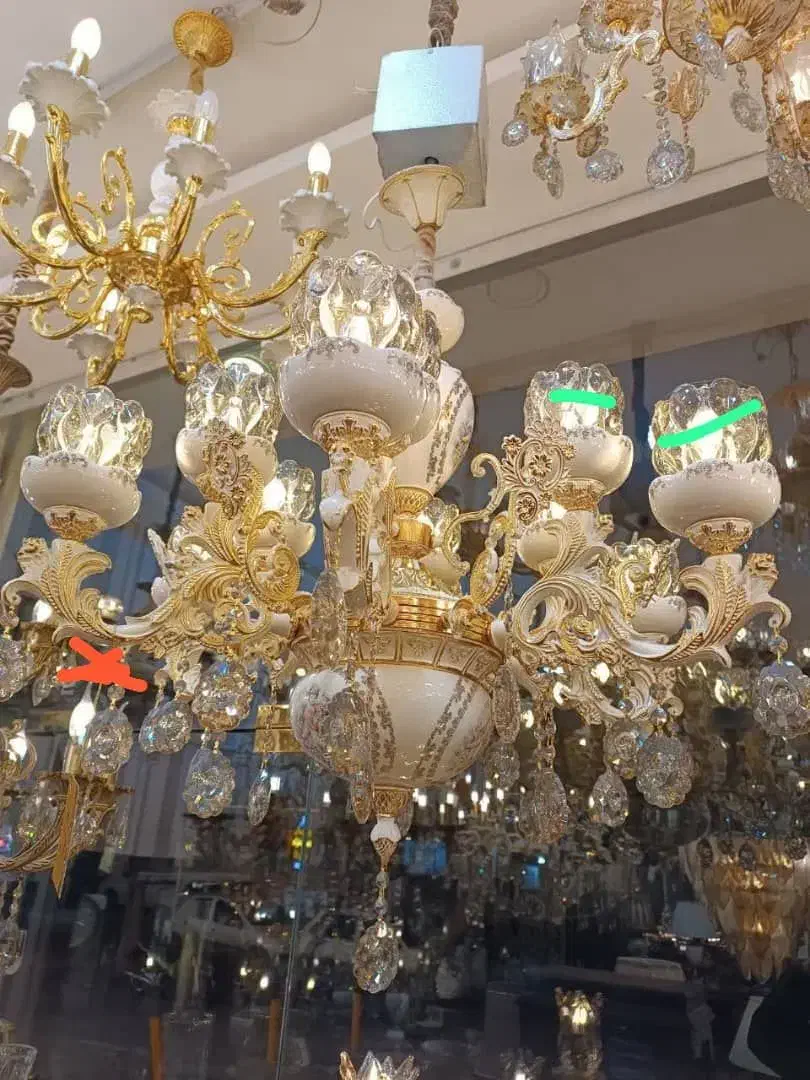 لوستر روز|لوستر و چراغ آویز|زاهدان, |دیوار