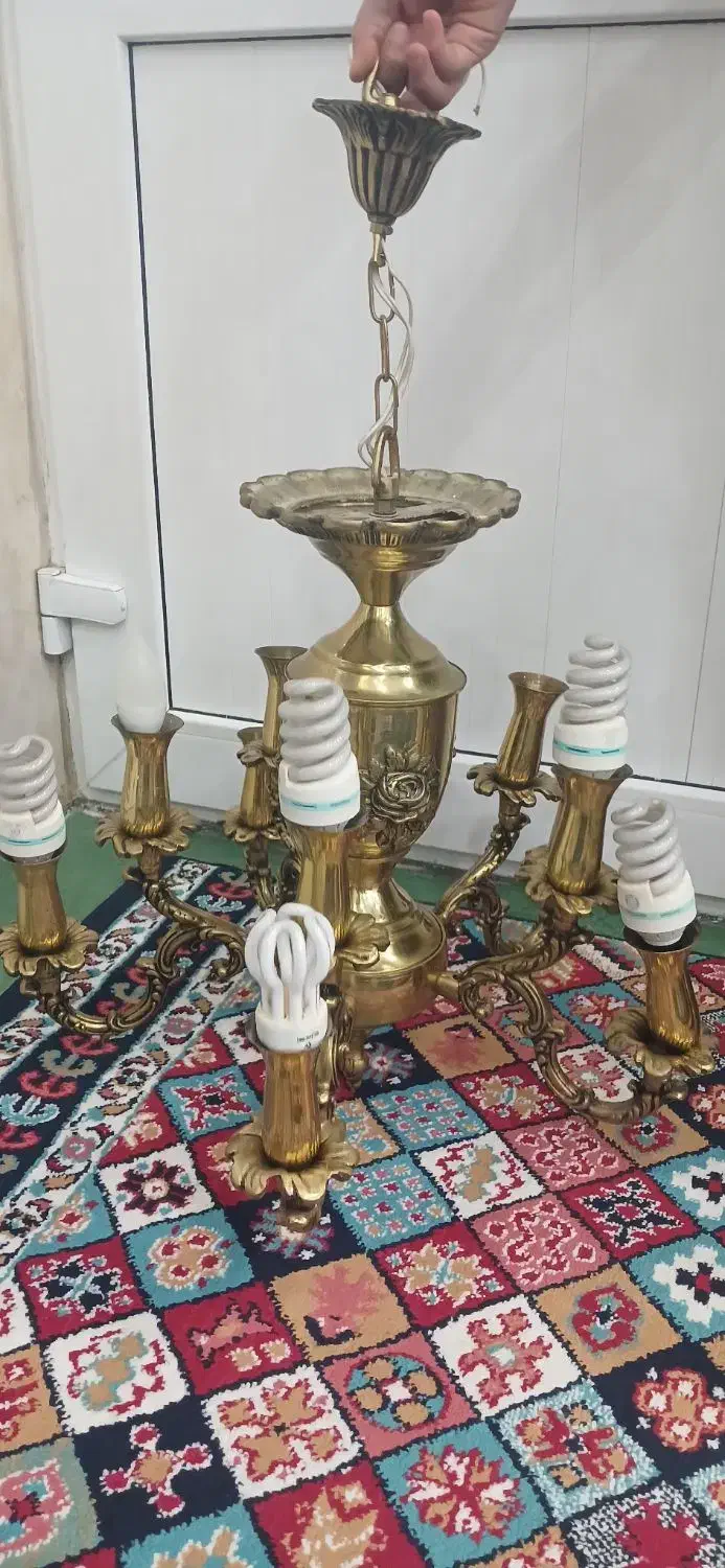 لوستر برنز|لوستر و چراغ آویز|سنندج, |دیوار