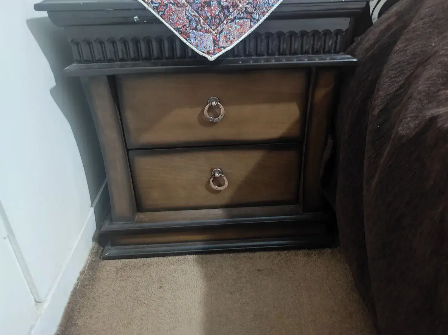 ست کامل تخت دونفره|تخت و سرویس خواب|تهران, نیروی دریایی|دیوار