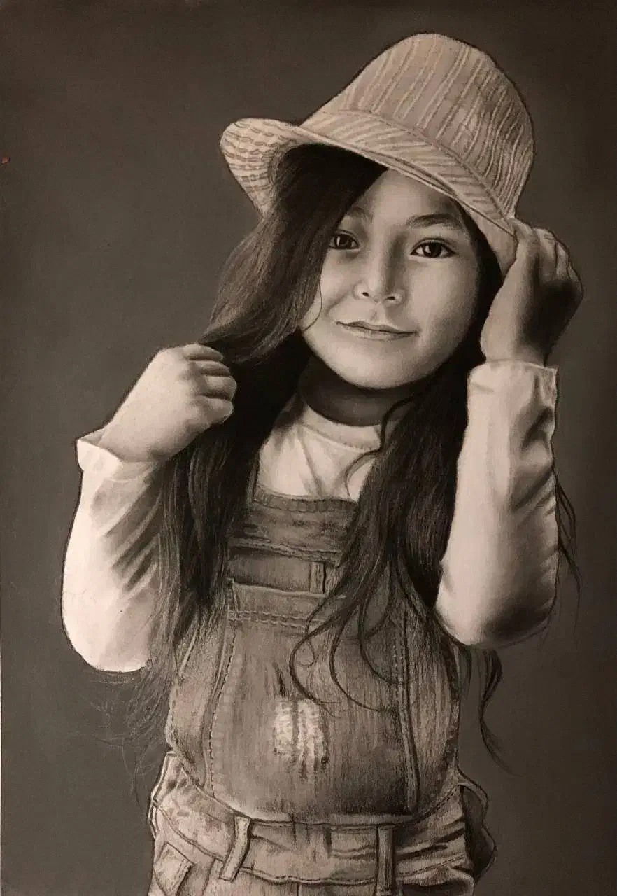 نقاشی و طراحی چهره|تابلو، نقاشی، عکس|قم, پردیسان|دیوار