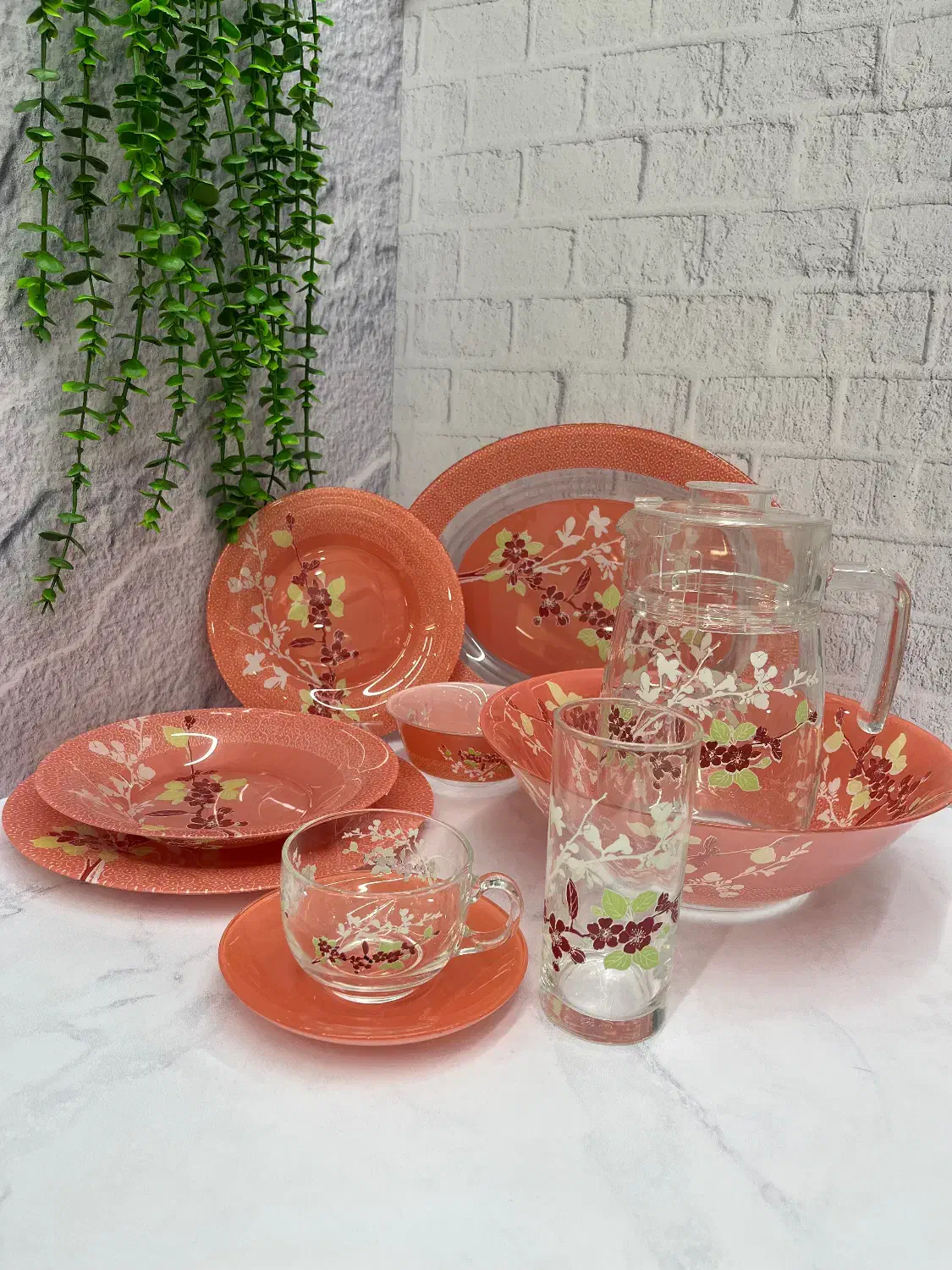 سرویس آرکوپیرکس ۴۶پارچه لومینارک گل فابریک|ظروف سرو و پذیرایی|تهران, شوش (باغ آذری)|دیوار