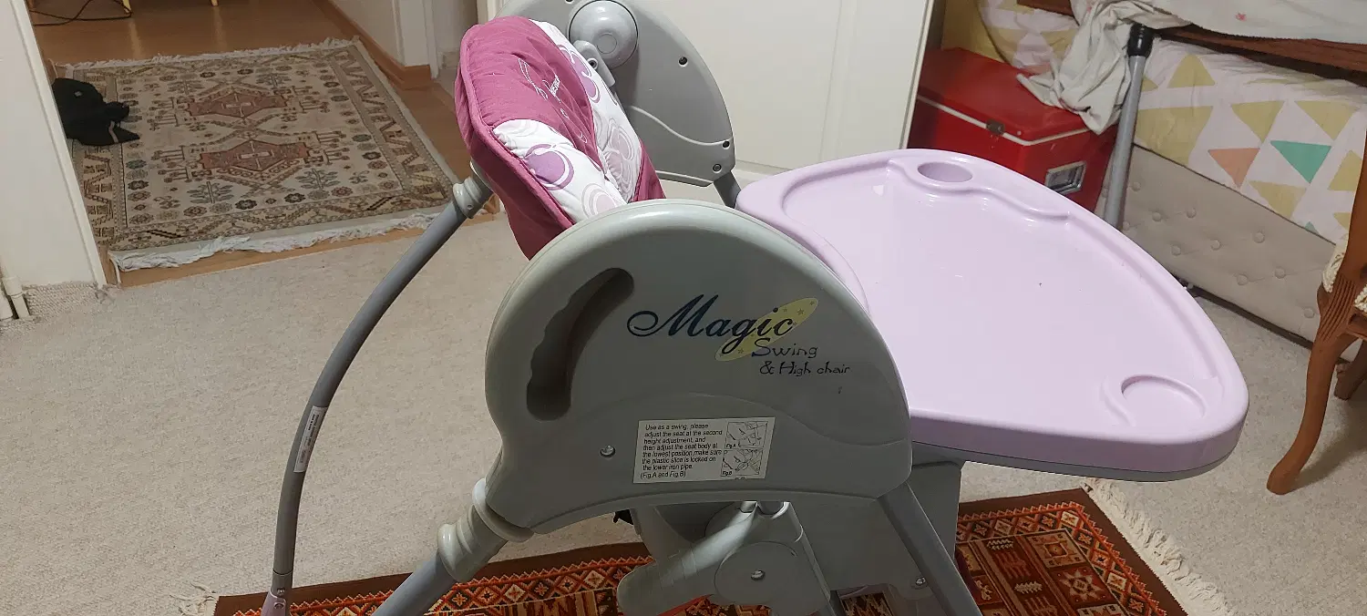 تاپ برقی و صندلی غذا/کالسکه/کریر/آغوشی کودک|کالسکه و لوازم جانبی|تهران, امام زاده قاسم (نیاوران)|دیوار
