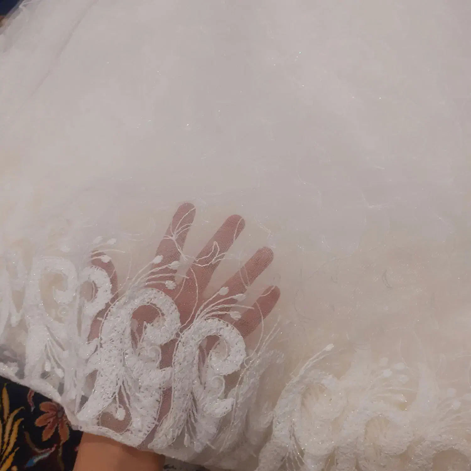 ۲۵ متر پرده گیپور پارچه ترک|پرده، رانر، رومیزی|گنبد کاووس, |دیوار