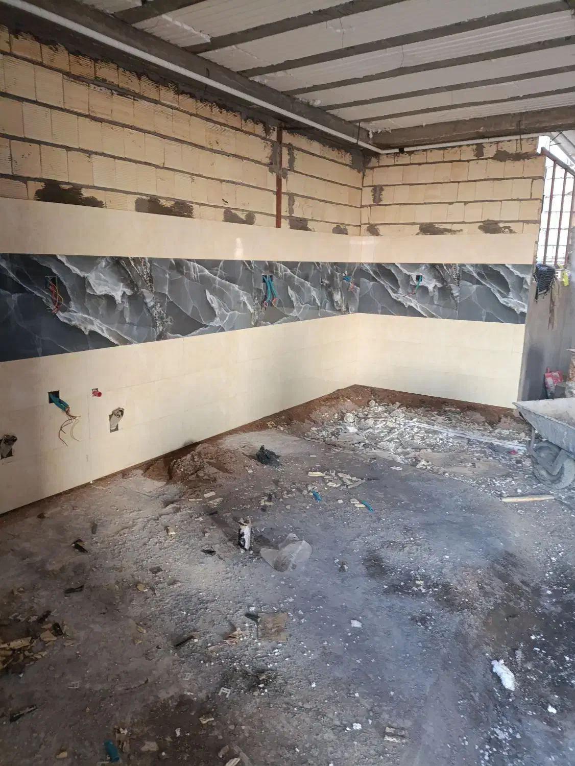 کاشی کاری وسنگ کاری|خدمات پیشه و مهارت|مسجد سلیمان, |دیوار