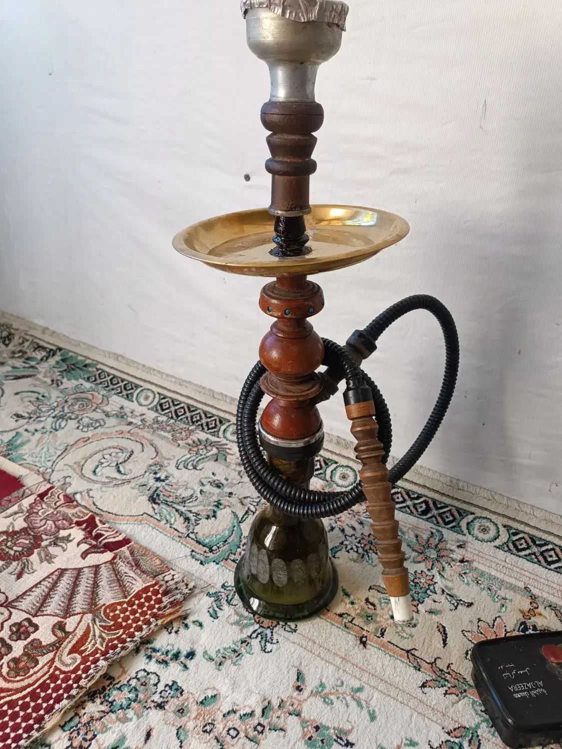 قلیان دوسیب دزفولی|صنایع دستی و سایر لوازم تزئینی|چوار, |دیوار