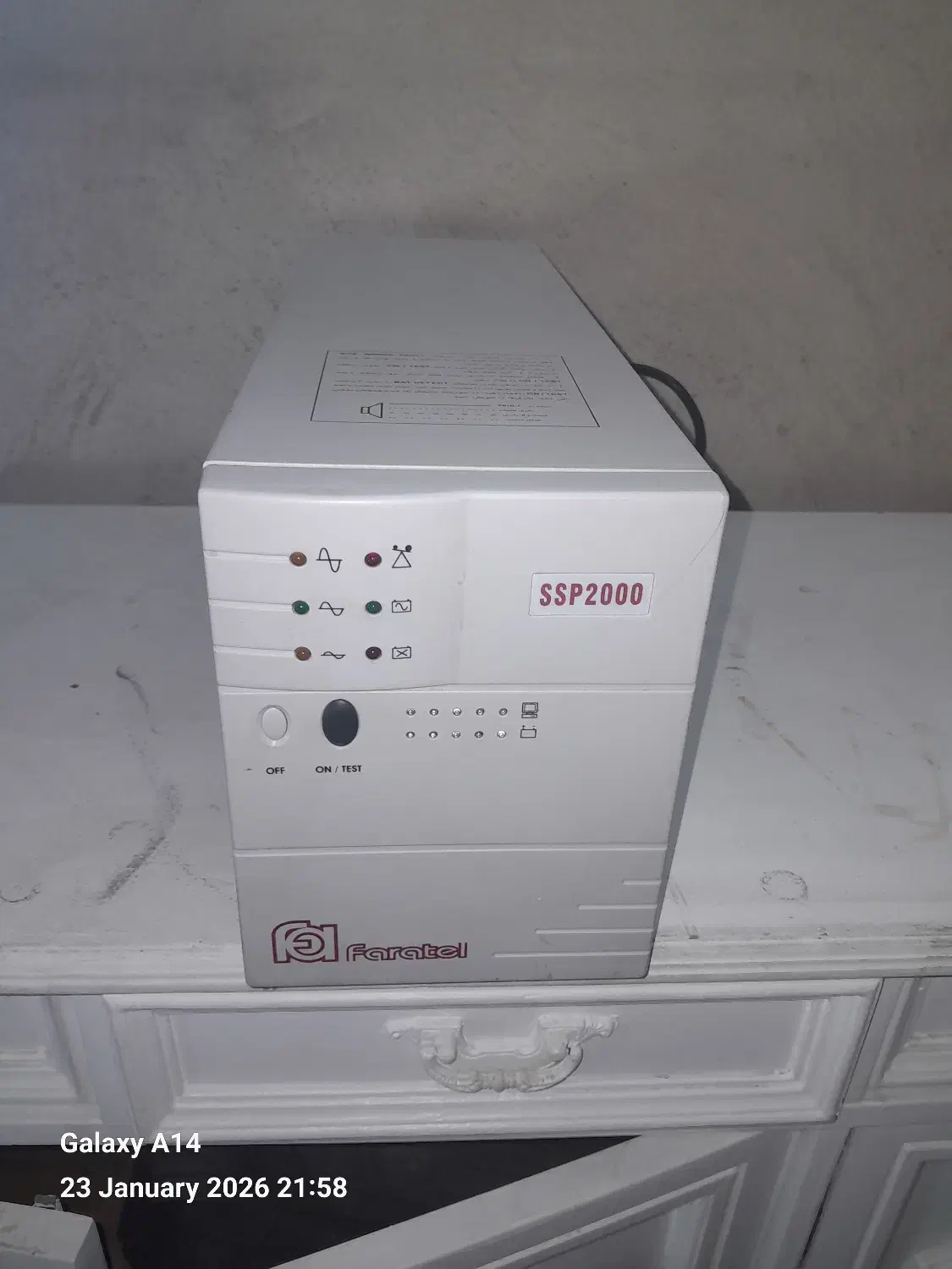 ups 3kv یو پی اس فاراتل faratel ssp3000|قطعات و لوازم جانبی رایانه|تهران, هروی|دیوار