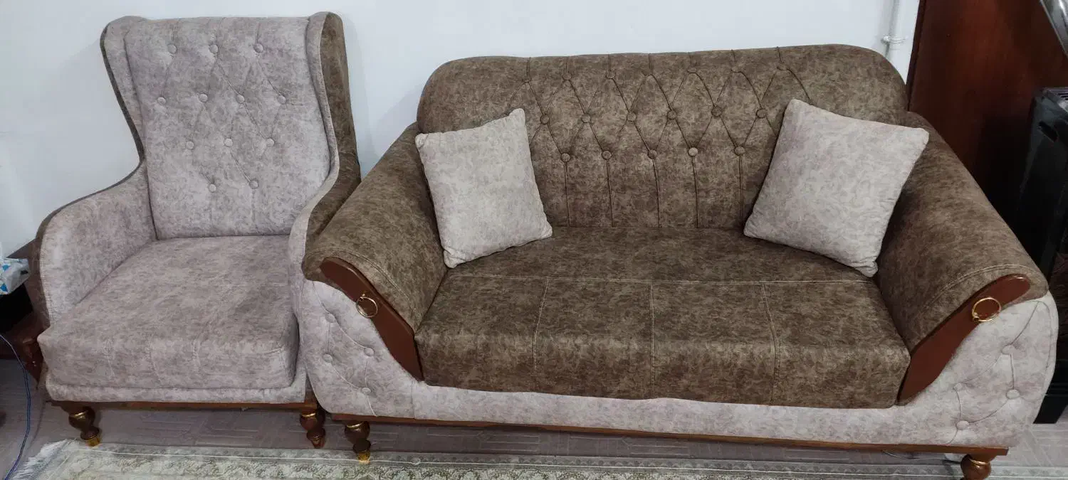 فروش فوری مبل ۷نفره|مبلمان خانگی و میز عسلی|لاهیجان, طالقانی|دیوار