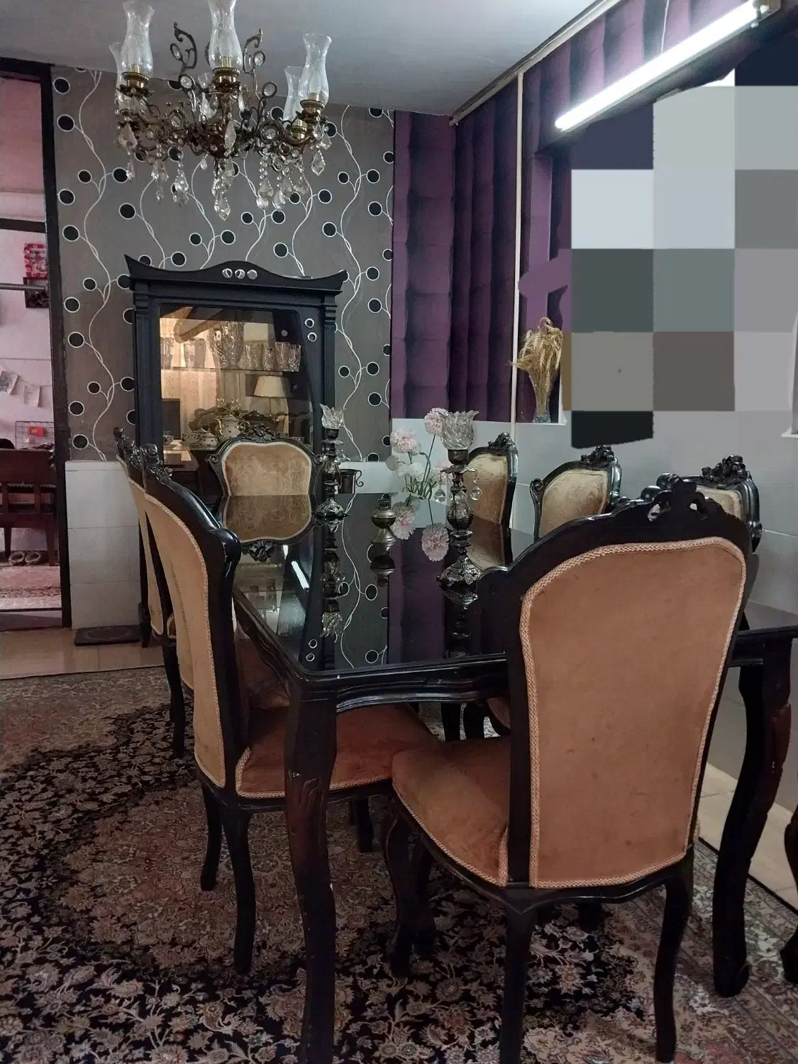 مبل سلطنتی چوبی|مبلمان خانگی و میز عسلی|محلات, |دیوار
