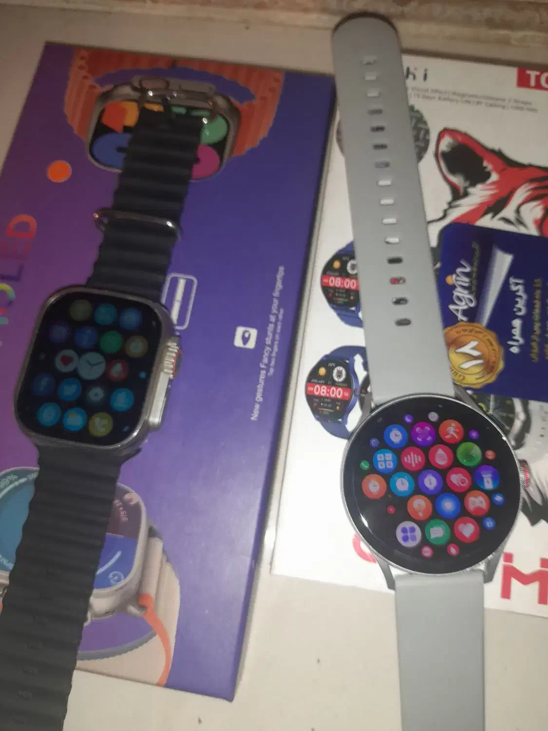 دوعدد ساعت هوشمند|ساعت|پاکدشت, پاکدشت (مامازند)|دیوار