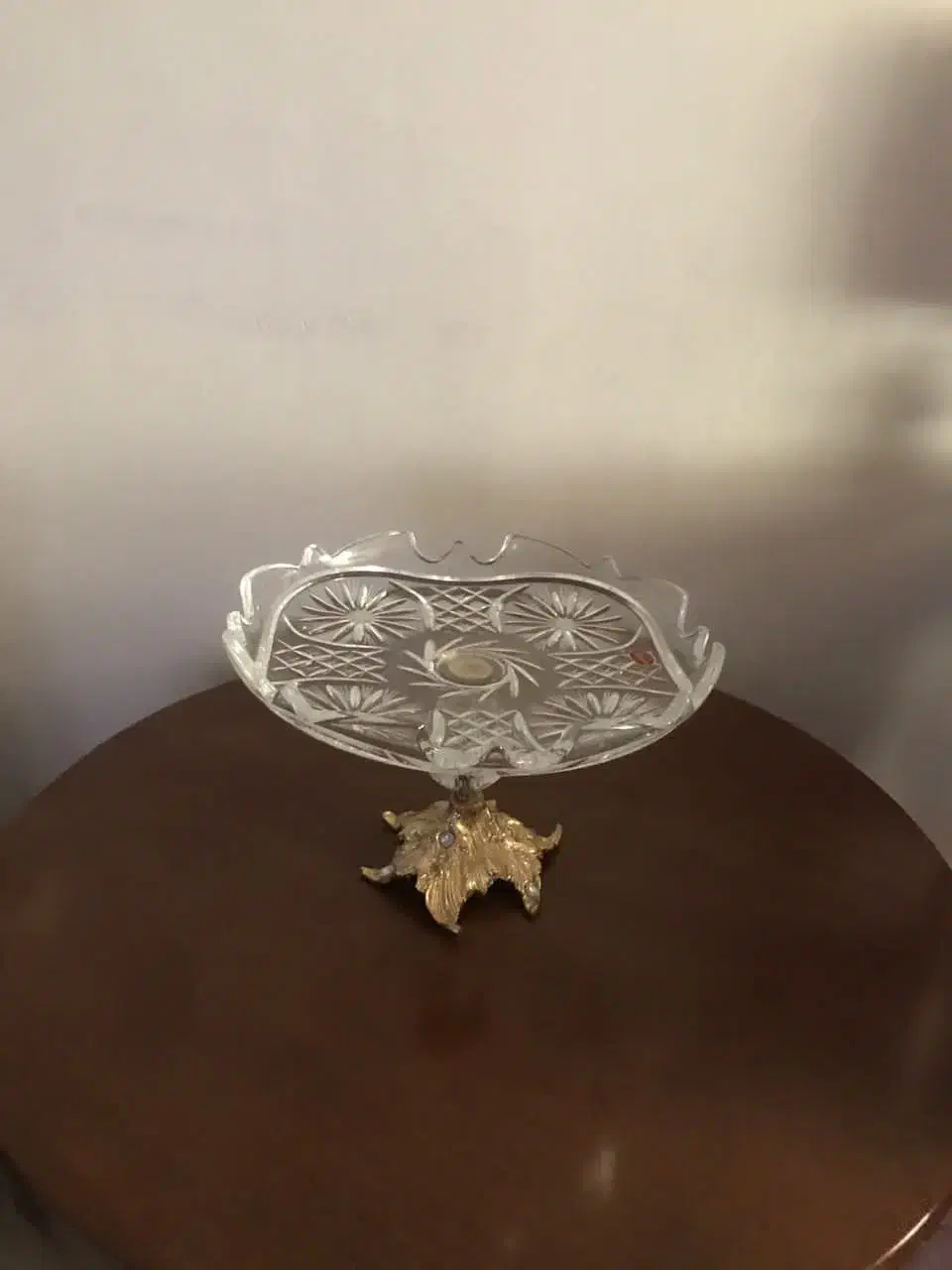 ظروف کریستال با پایه برنز|ظروف سرو و پذیرایی|ری, امین آباد|دیوار