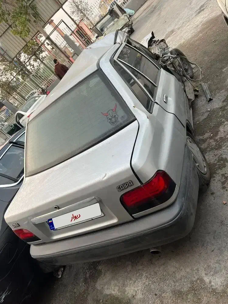 پرایدتصادفی ازقبل بی رنگ مدل۸۸شاسی شاگرد خورده|خودرو سواری و وانت|اسفراین, |دیوار