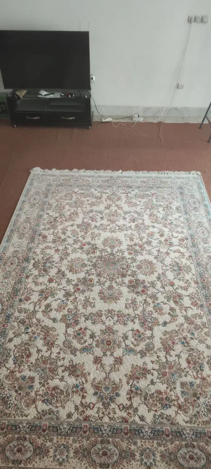 دو تخته فرش 6 متری 1200 شانه گل برجسته بهشتی|فرش|قم, باجک دو|دیوار