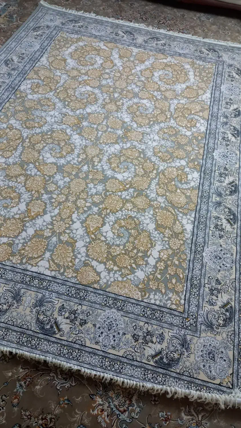 یک جفت ۹متری ۷۰۰شانه برجسته اکبند نونو|فرش|قزوین, |دیوار